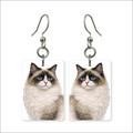 Blue-Eyed Ragdoll Earrings