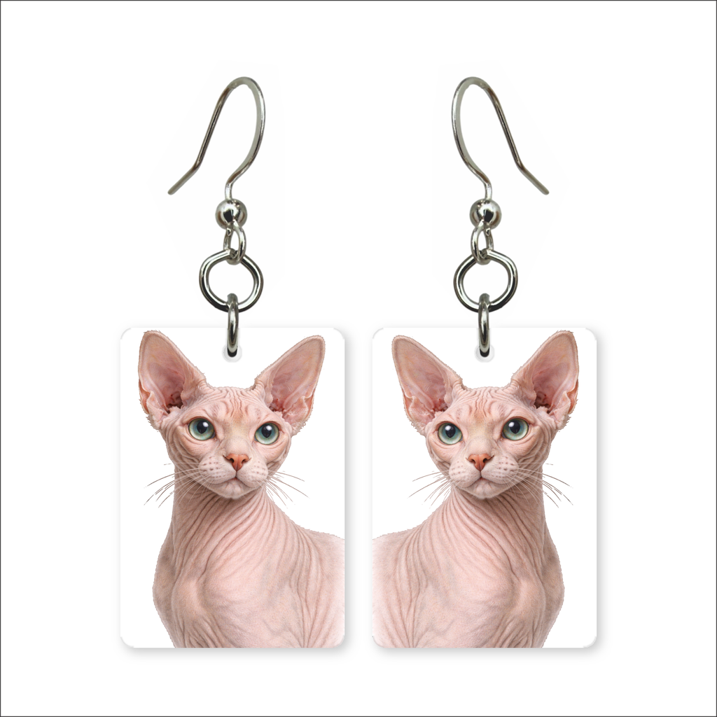 Sphynx Cat Earrings
