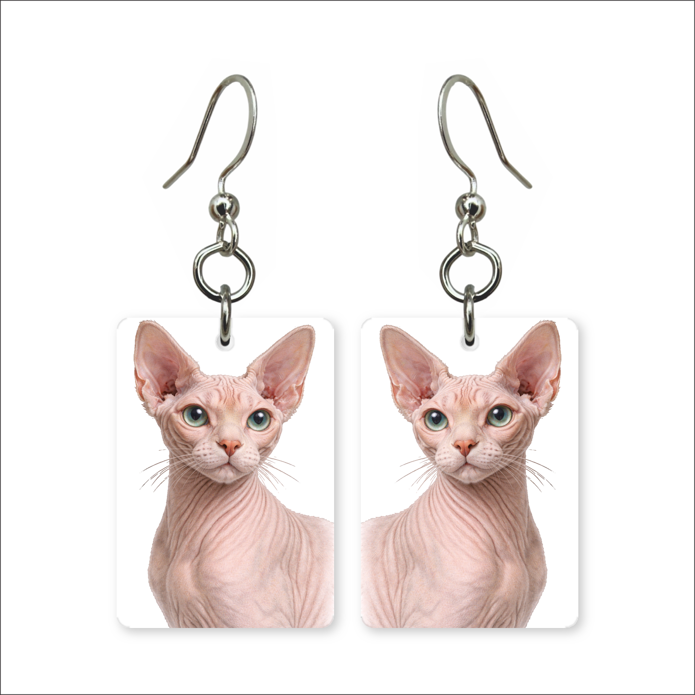 Sphynx Cat Earrings
