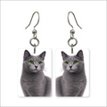 Russian Blue Earrings