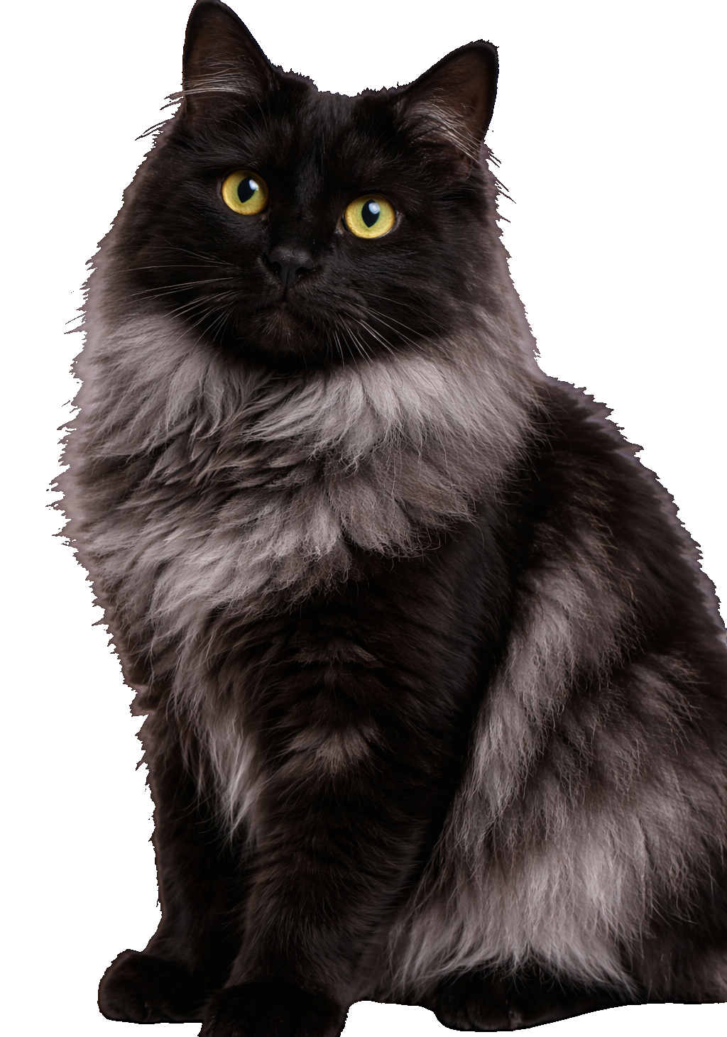 Black Maine Coon Earrings