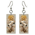 Golden Crane Blossoms Earrings | FW138