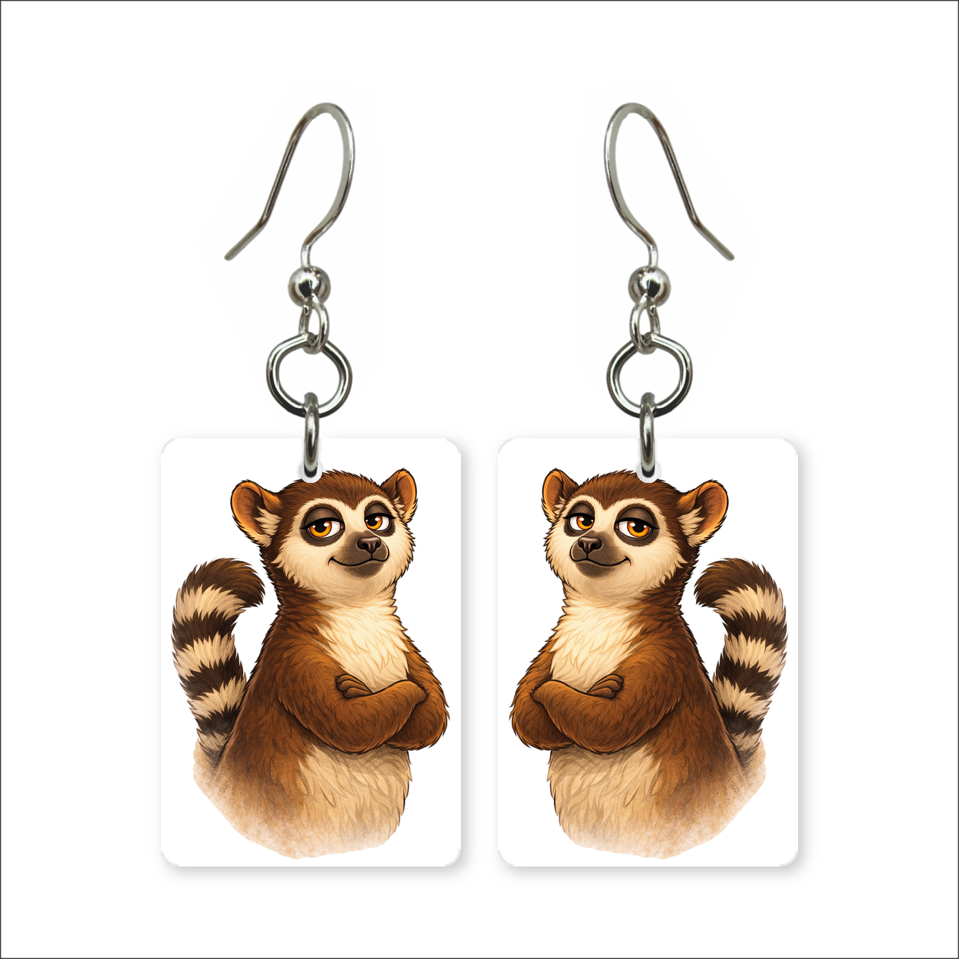 Cool Lemur Earrings