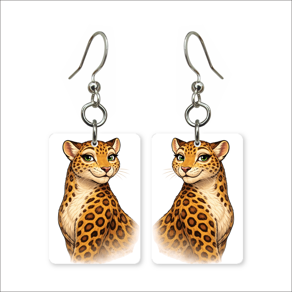 Spotted Leopard Earrings