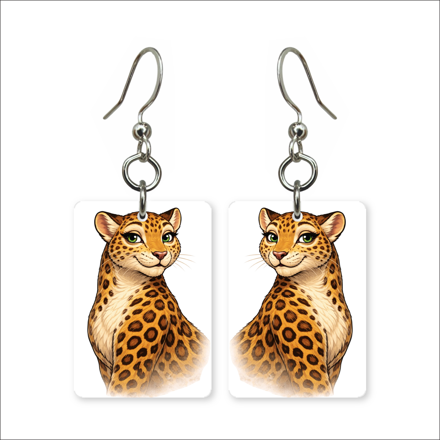 Spotted Leopard Earrings