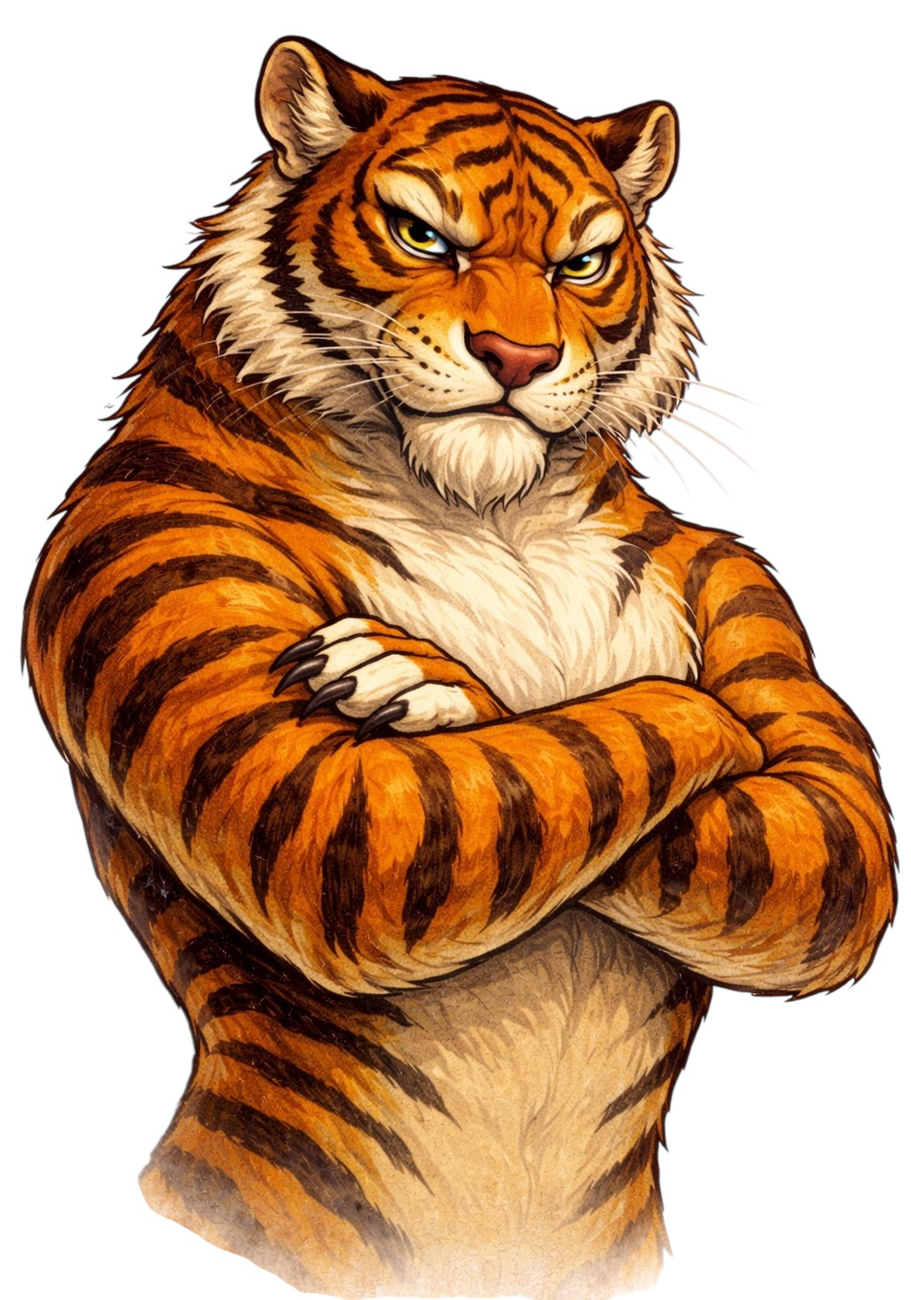 Tough Tiger Earrings