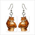 Tough Tiger Earrings