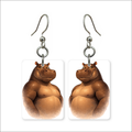 Buff Hippo Earrings