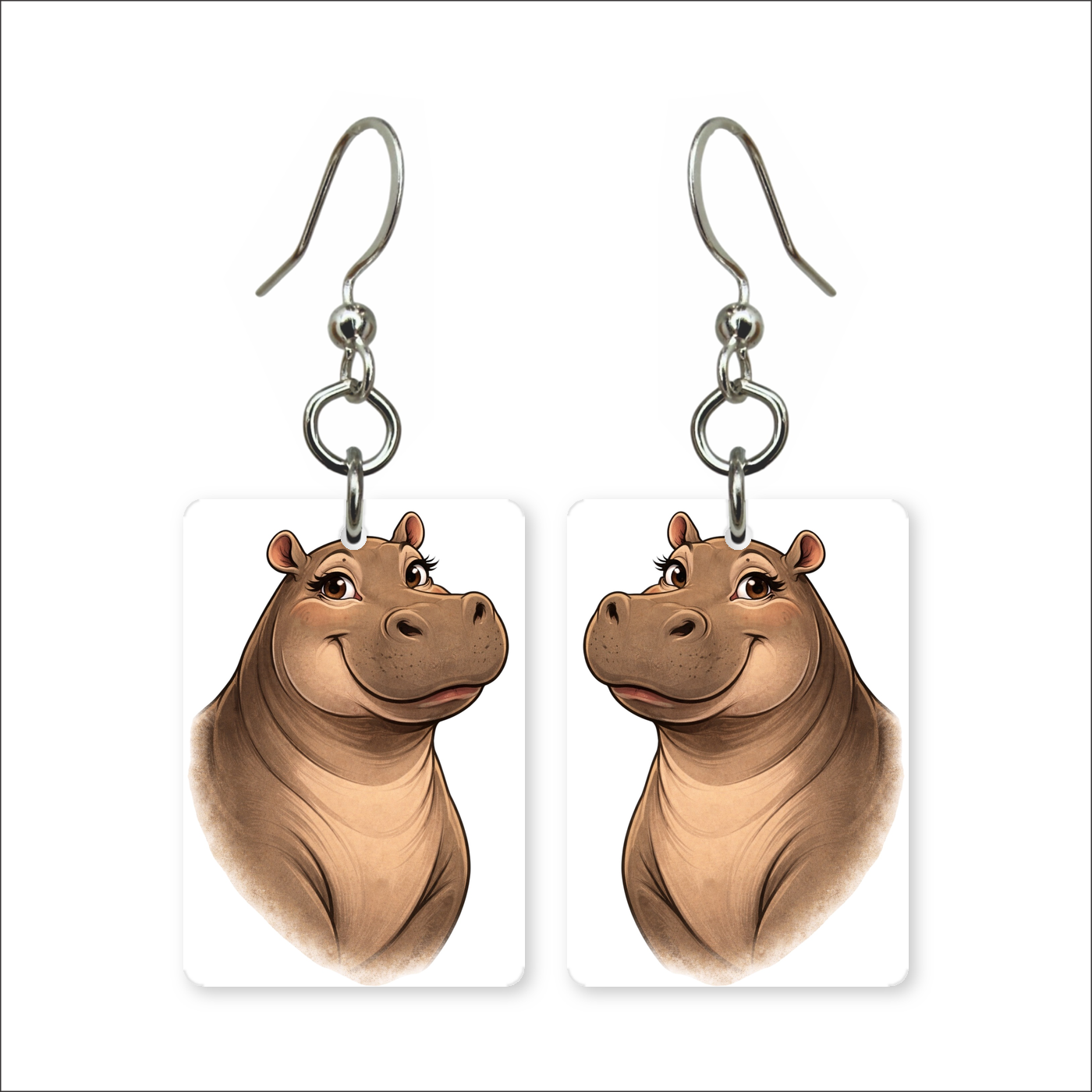 Sweet Hippo Earrings