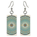 Folk Sun Medallion Earrings | FW145