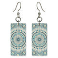 Peacock Mandala Earrings | FW148