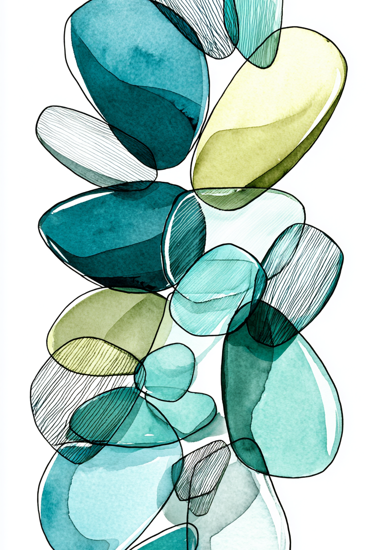 Sea Glass Mosaic Earrings | FW14D