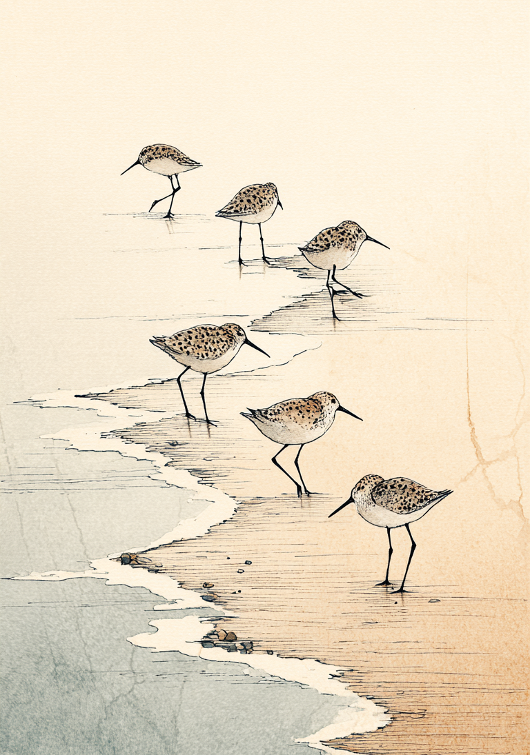 Shore Sandpipers Earrings | FW14G