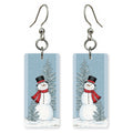 Top Hat Snowman Earrings | FW150
