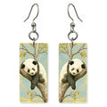 Panda Gold Tree Earrings | FW153