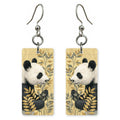 Panda Gold Fern Earrings | FW155
