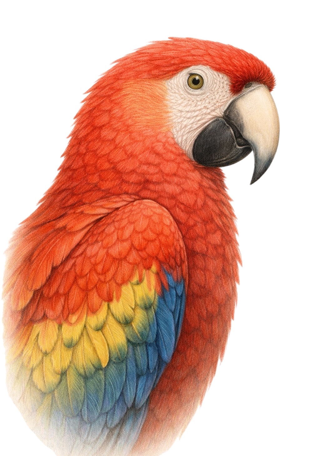 Scarlet Macaw Earrings