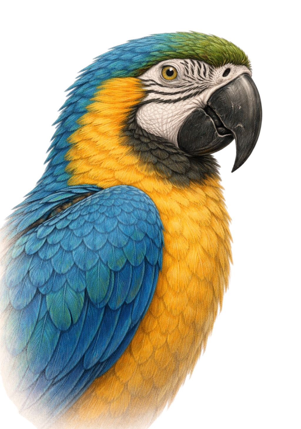 Blue Gold Macaw Earrings