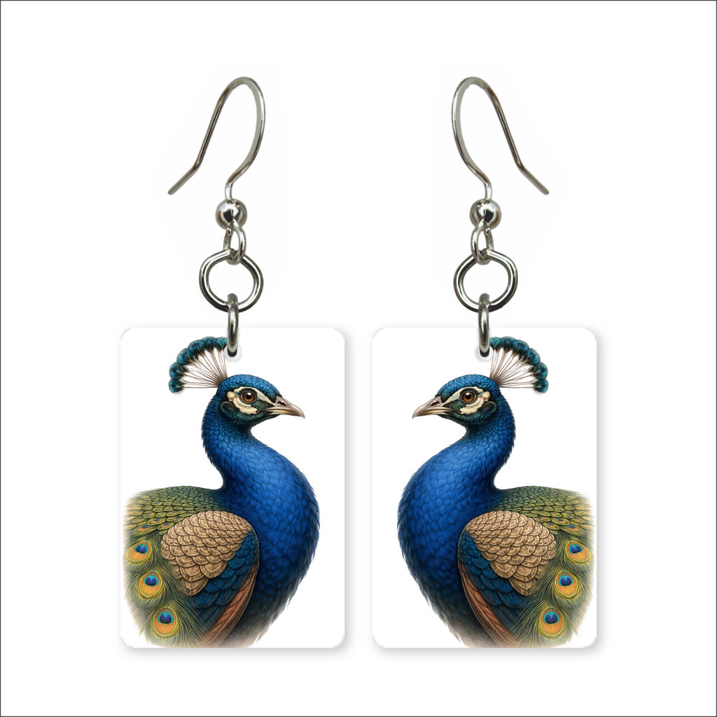 Royal Peacock Earrings