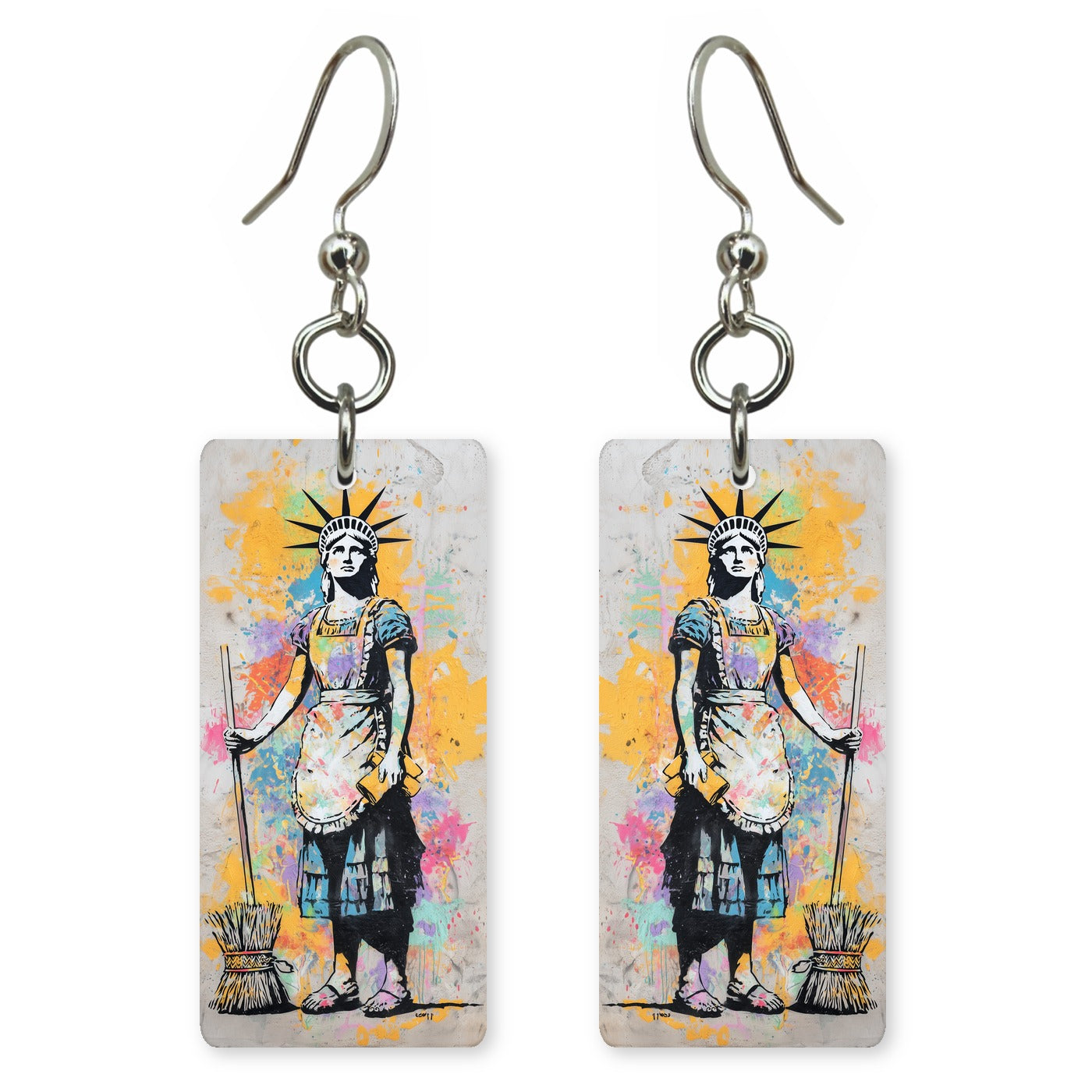 Street Art Liberty Earrings | FW160