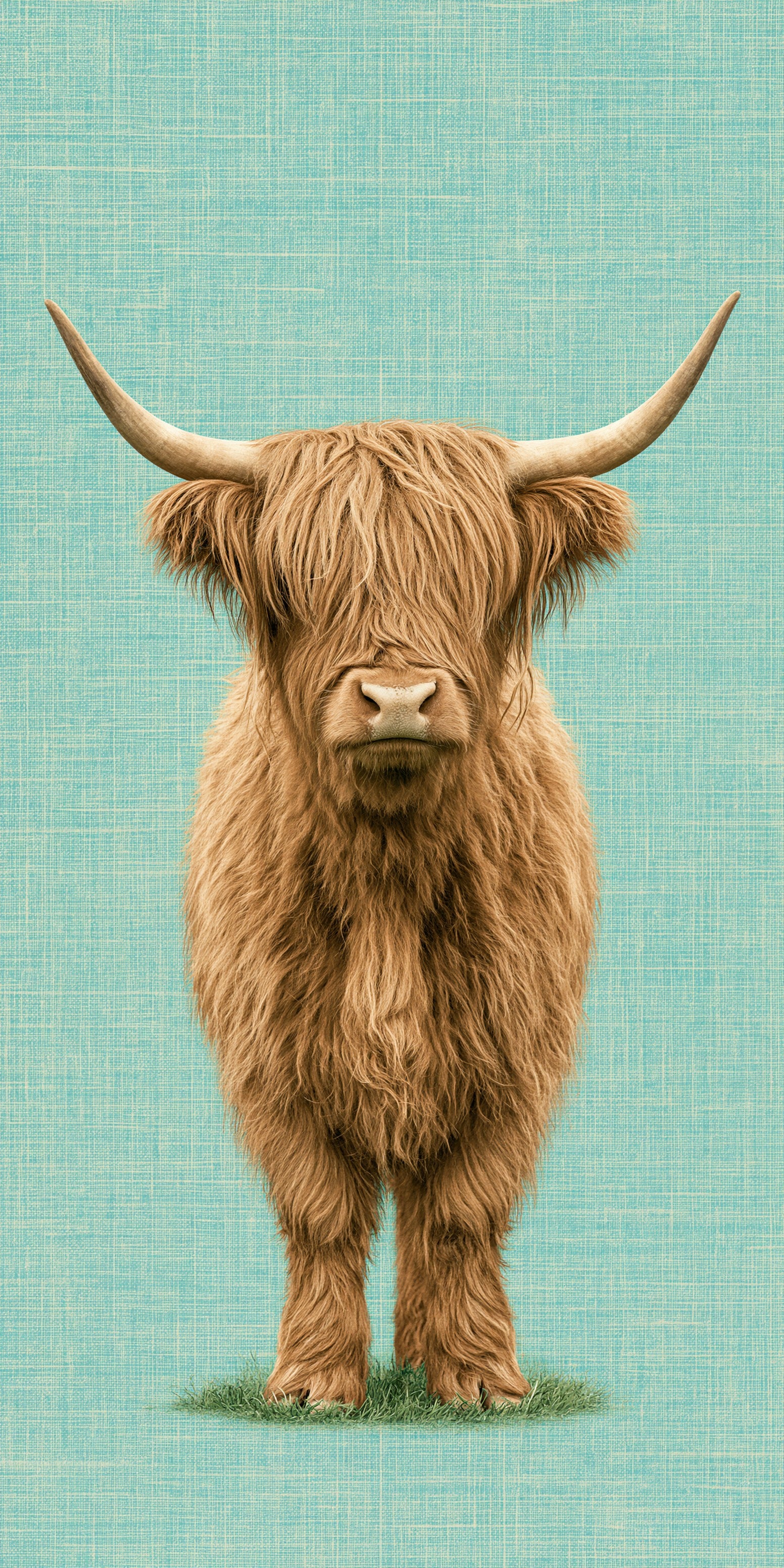 Fluffy Highland Cow Earrings | FW164