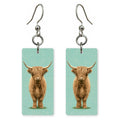 Fluffy Highland Cow Earrings | FW164