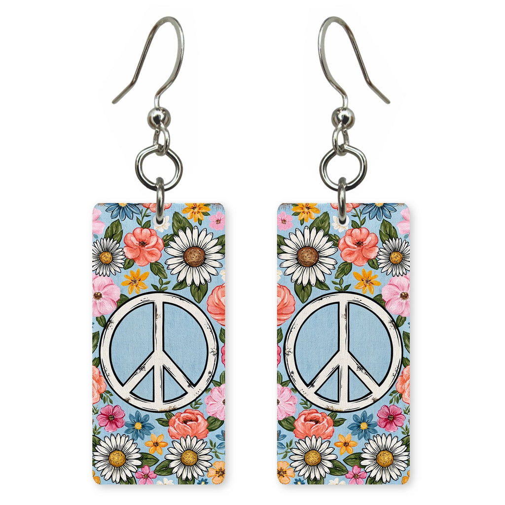 Floral Peace Earrings | FW168