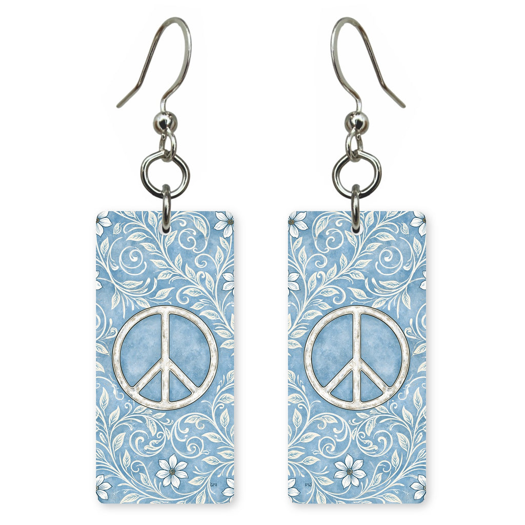 Blue Peace Bloom Earrings | FW169