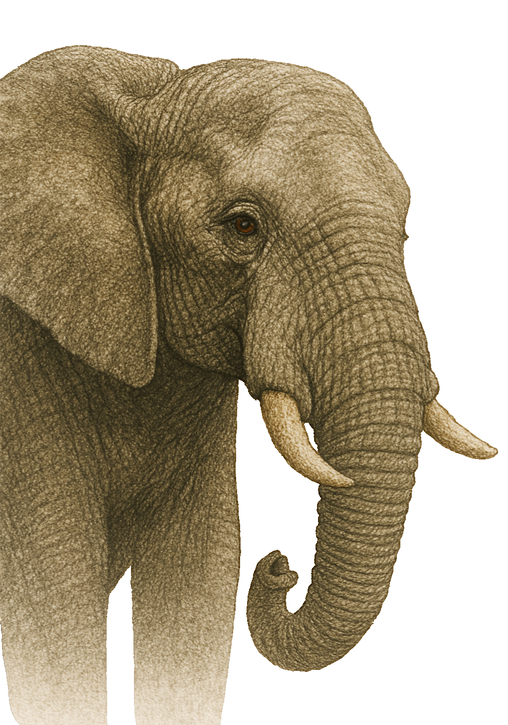 African Elephant Earrings