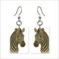 Wild Zebra Earrings