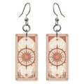 Terracotta Compass Earrings | FW175