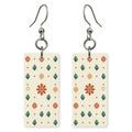 Cactus Folk Pattern Earrings | FW179