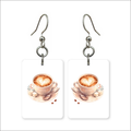 Heart Latte Earrings