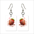 Chocolate Strawberry Earrings