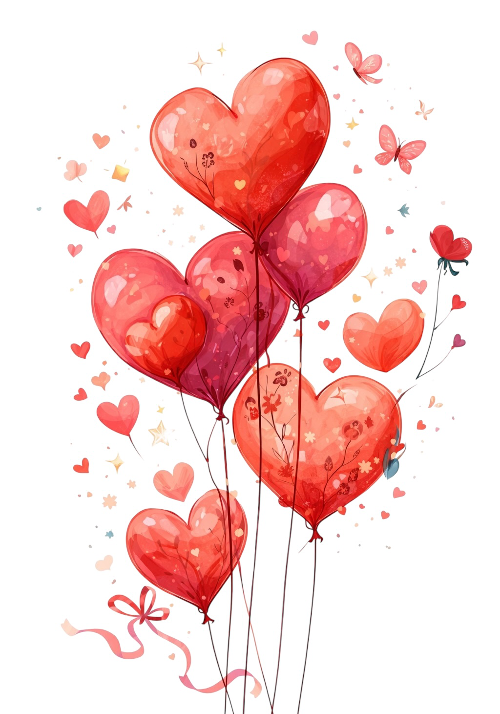 Heart Balloons Earrings