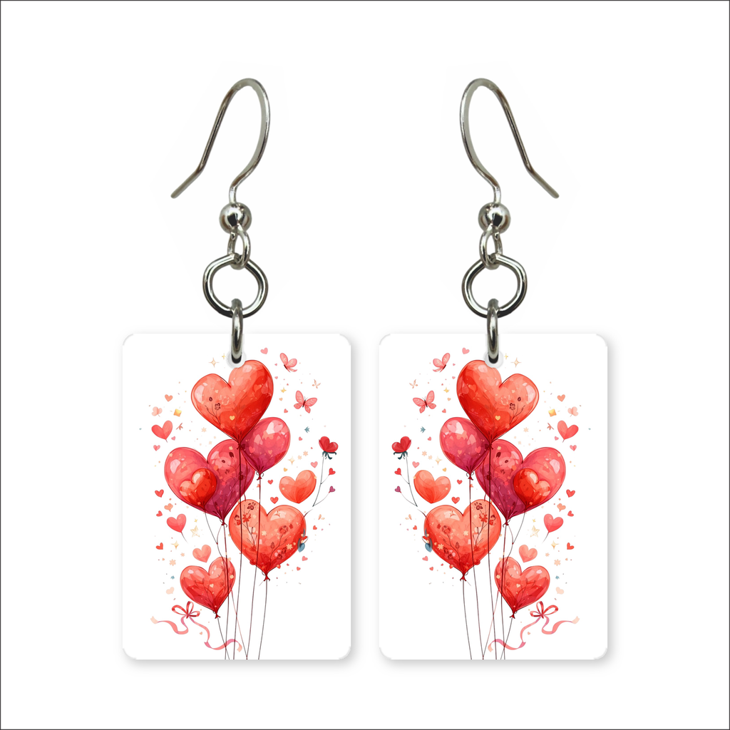Heart Balloons Earrings