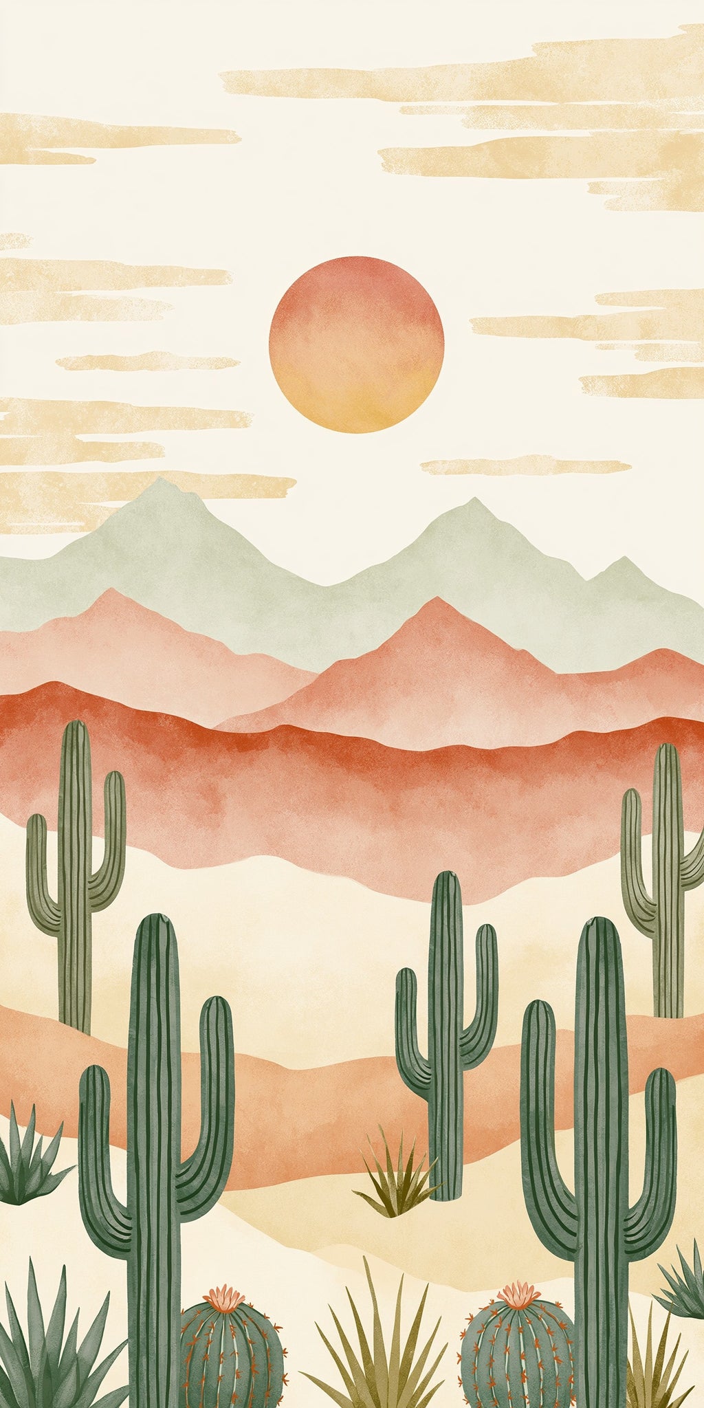 Desert Sun Cacti Earrings | FW181