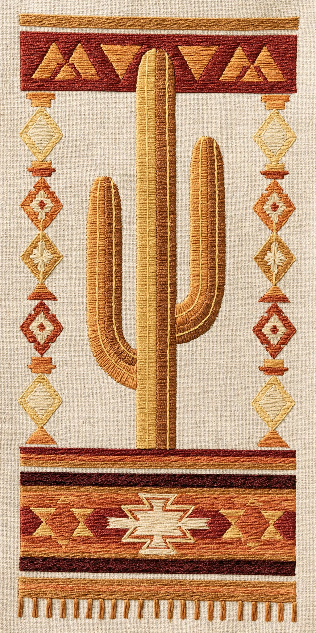 Saguaro Rug Earrings | FW182