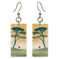Golf Green Tree Earrings | FW185
