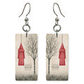Red Lantern Path Earrings | FW188