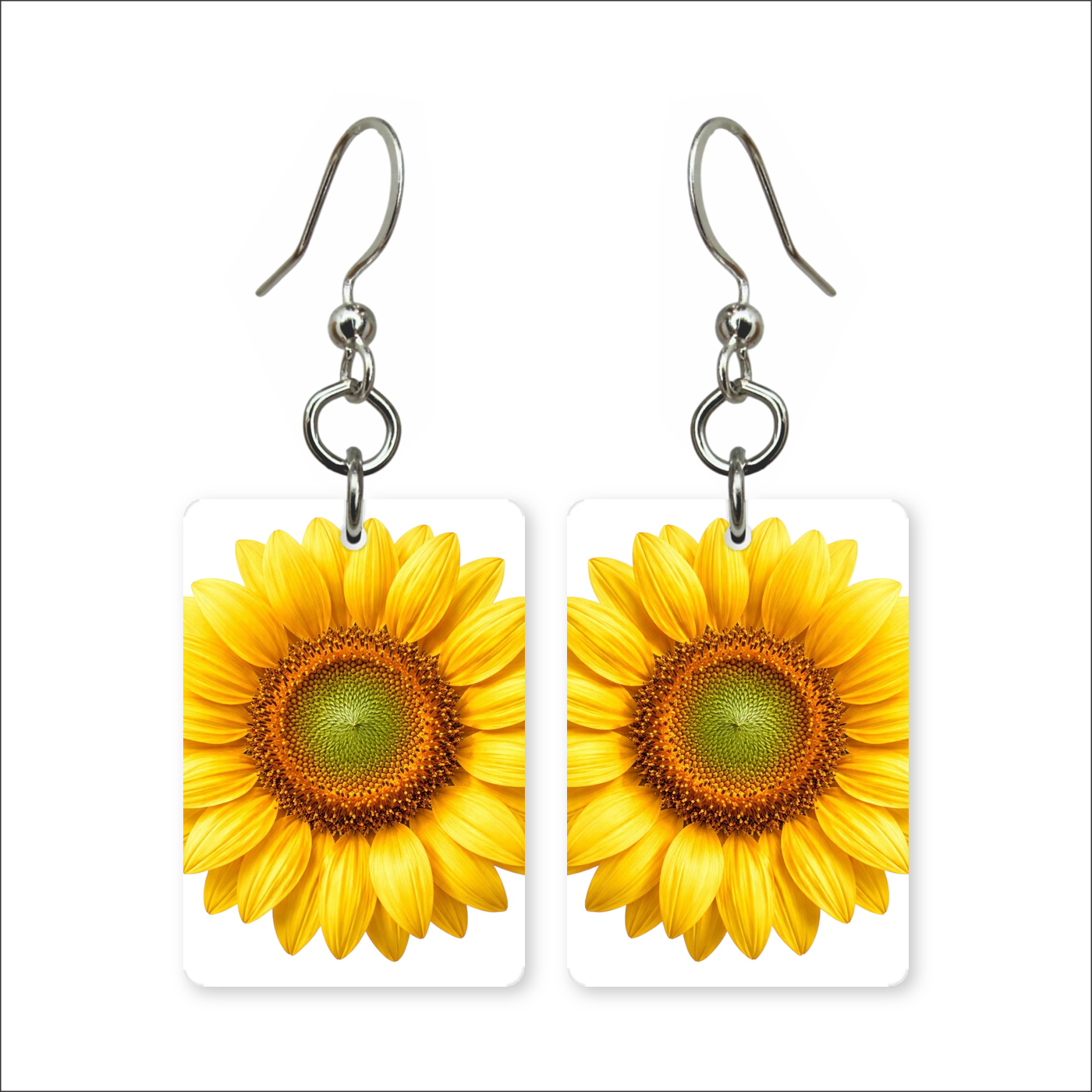 Yellow Sunflower Earrings