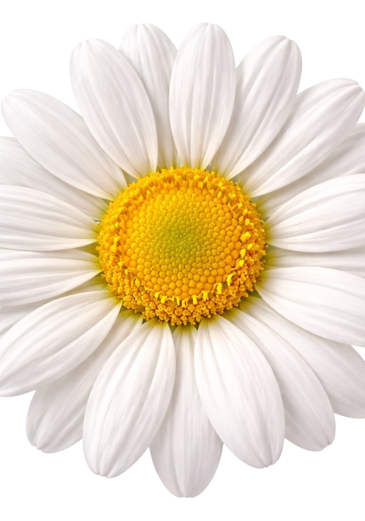 White Daisy Earrings