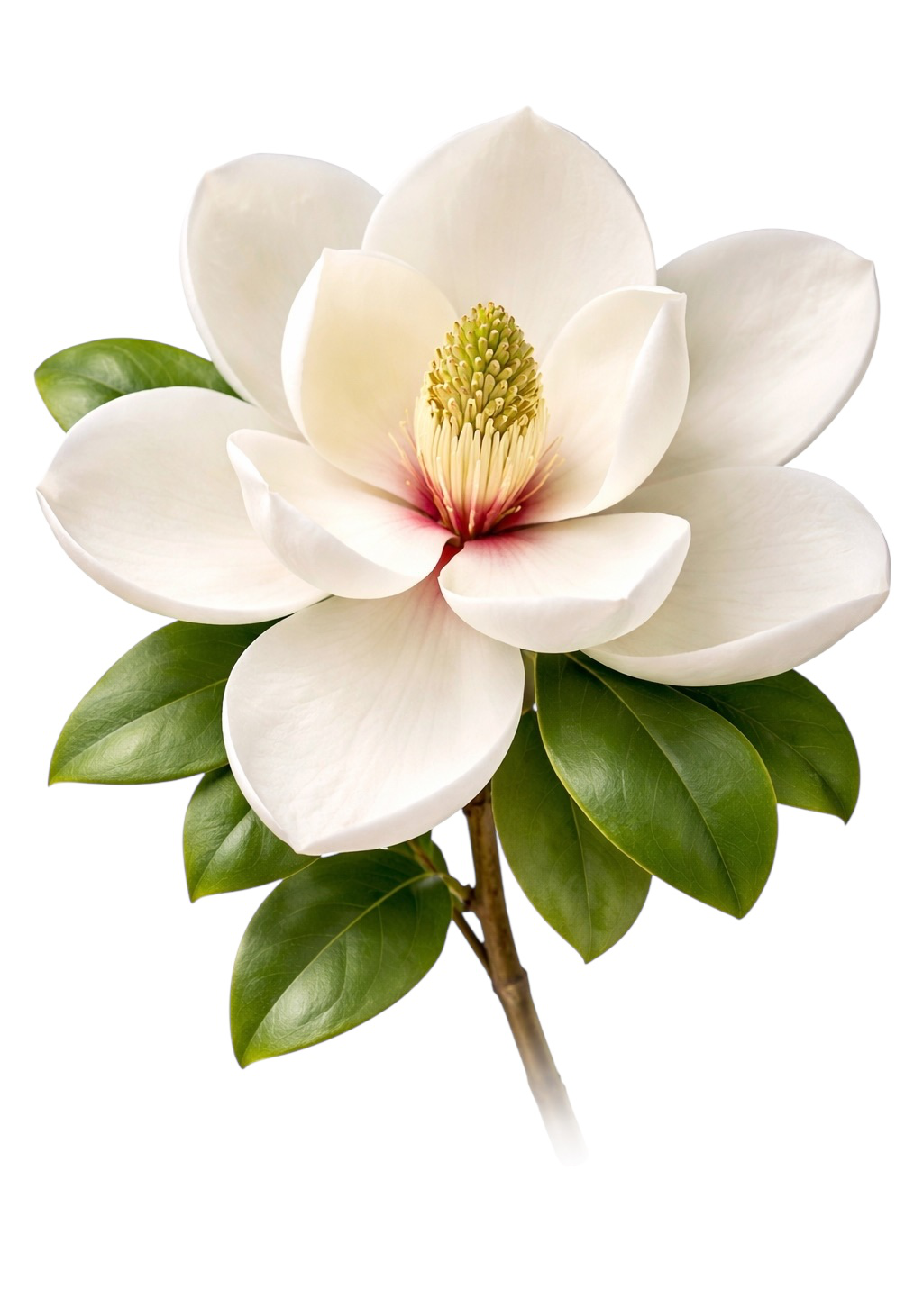 White Magnolia Earrings