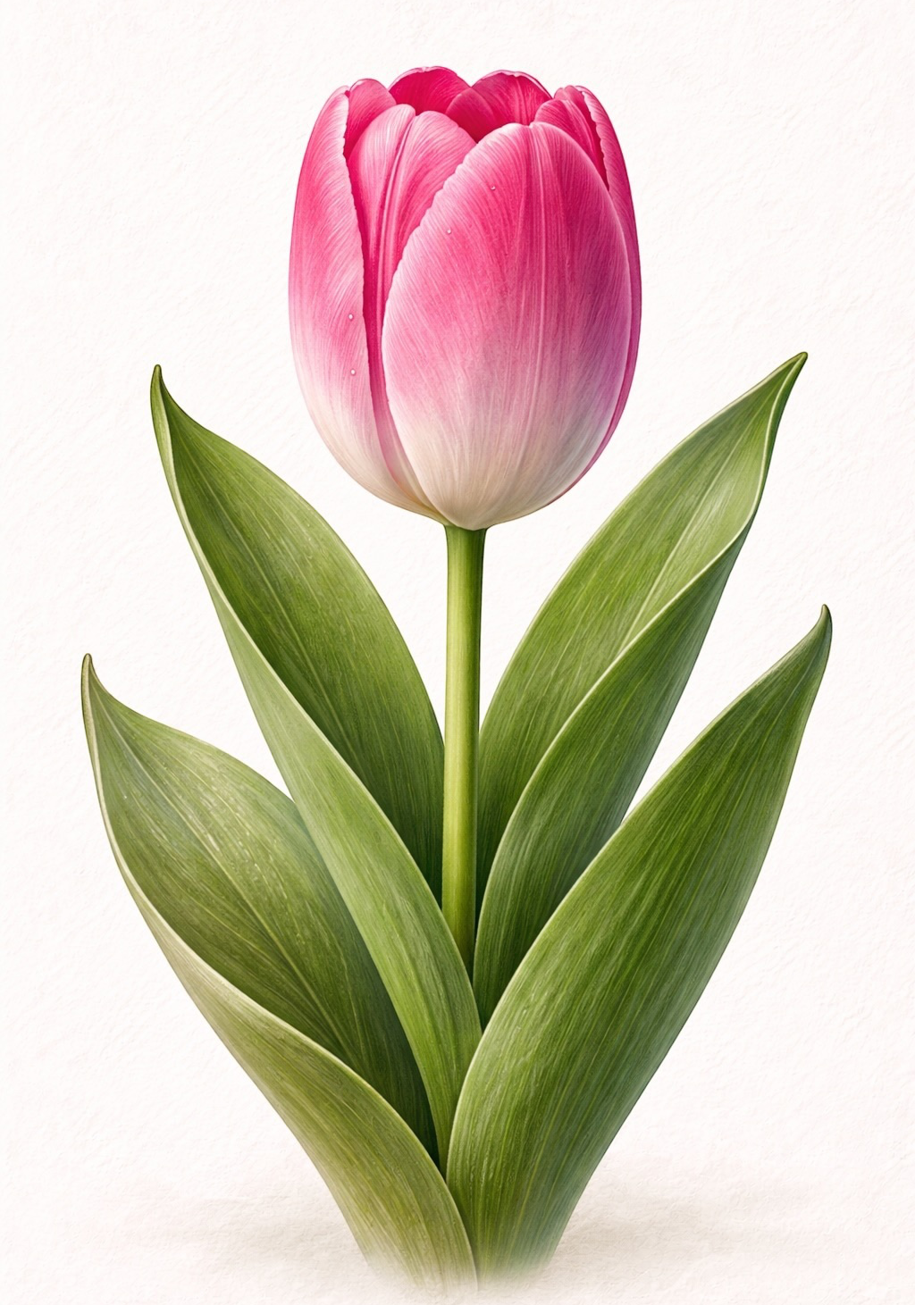 Pink Tulip Earrings