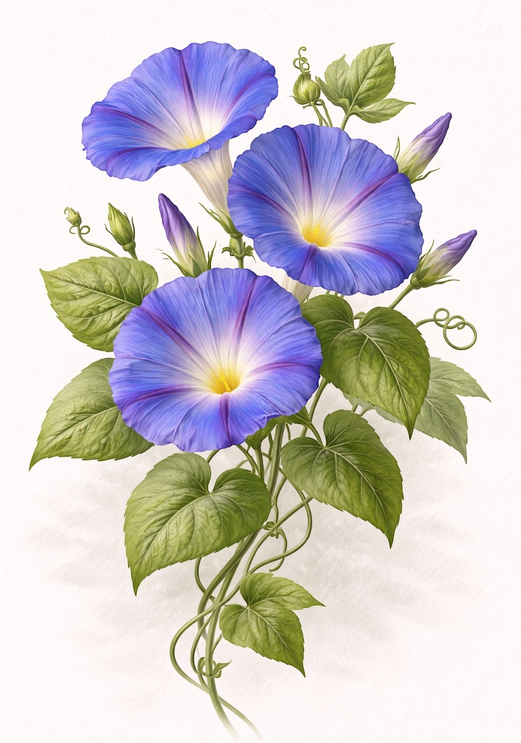 Morning Glory Earrings