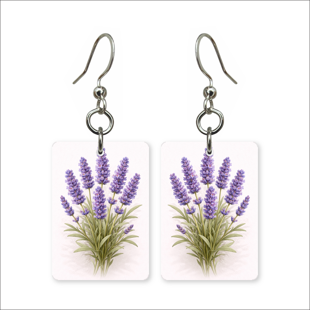 Lavender Sprigs Earrings