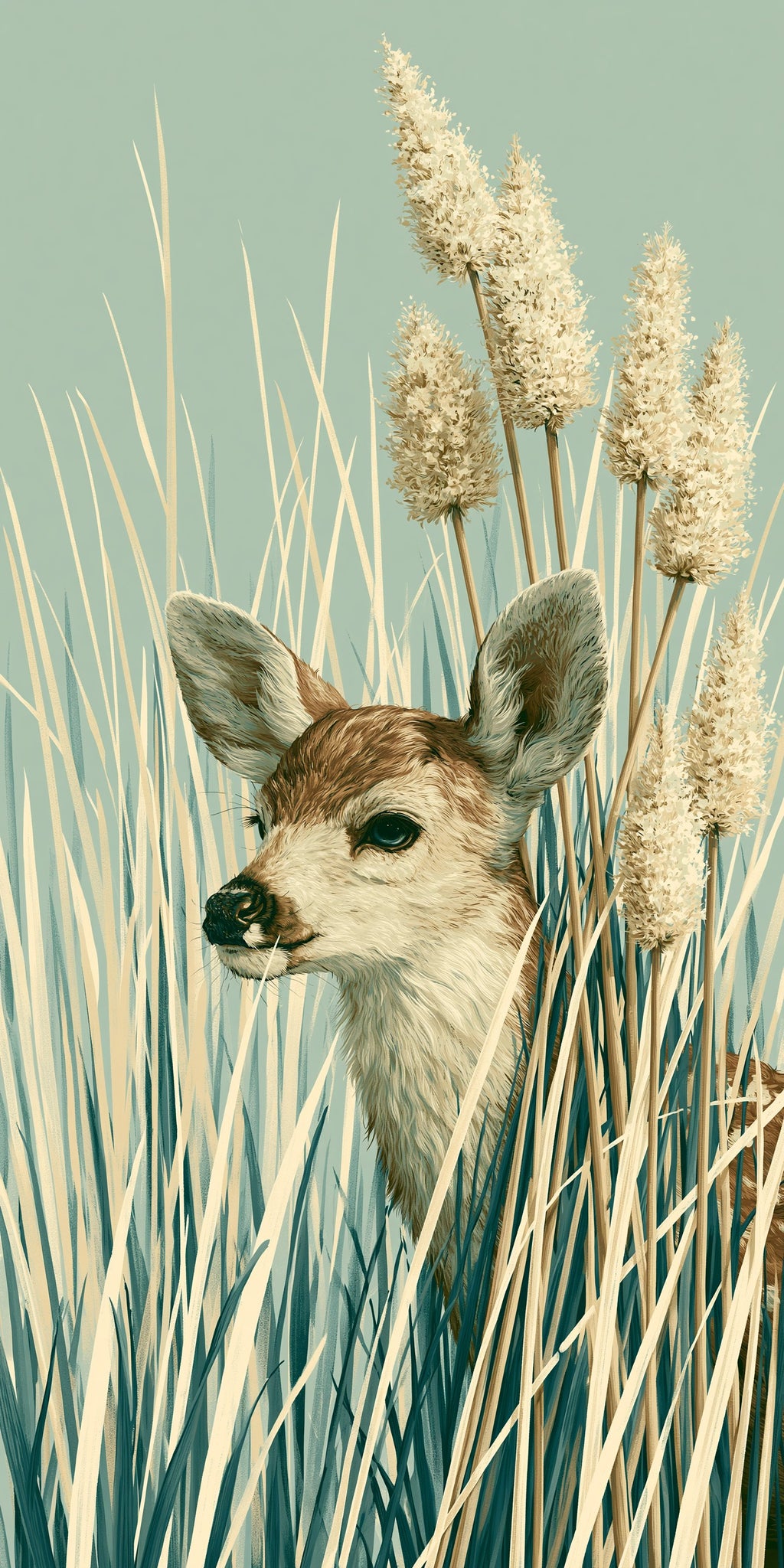 Deer in Reeds Earrings | FW201