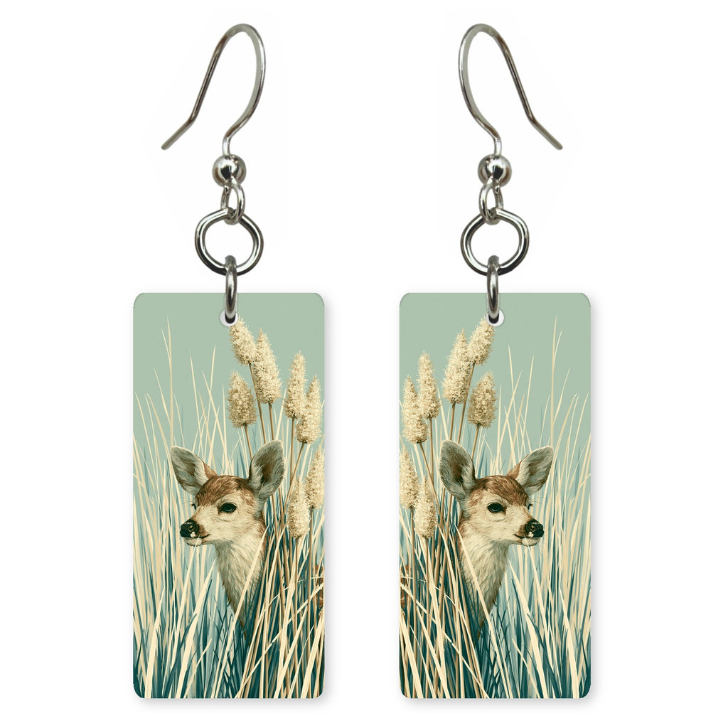 Deer in Reeds Earrings | FW201