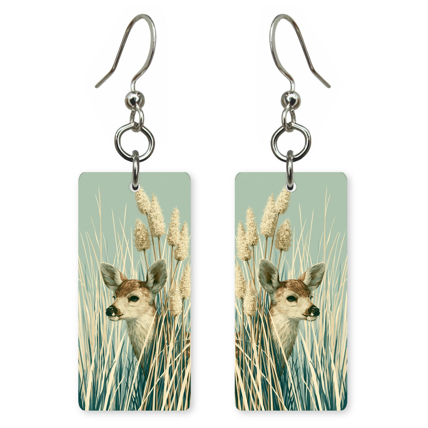 Deer in Reeds Earrings | FW201