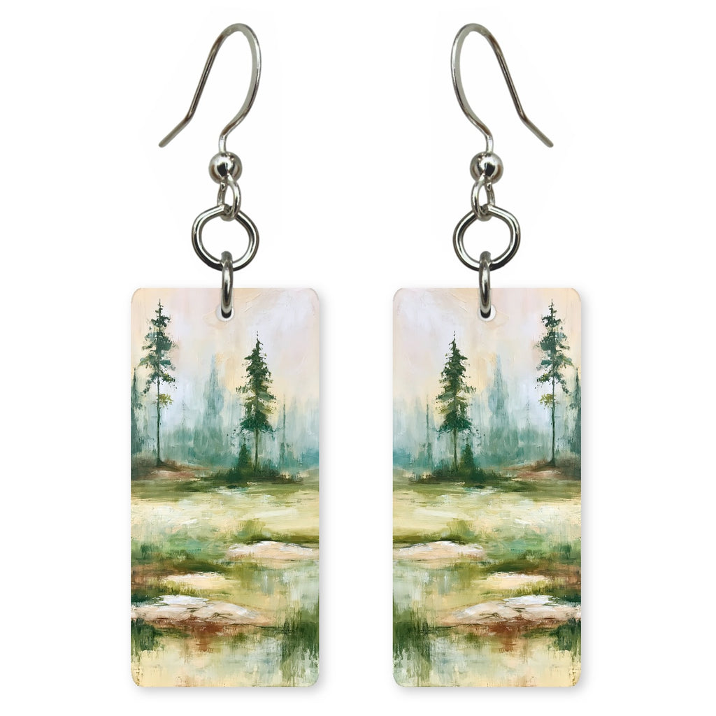 Misty Forest Pond Earrings | FW202